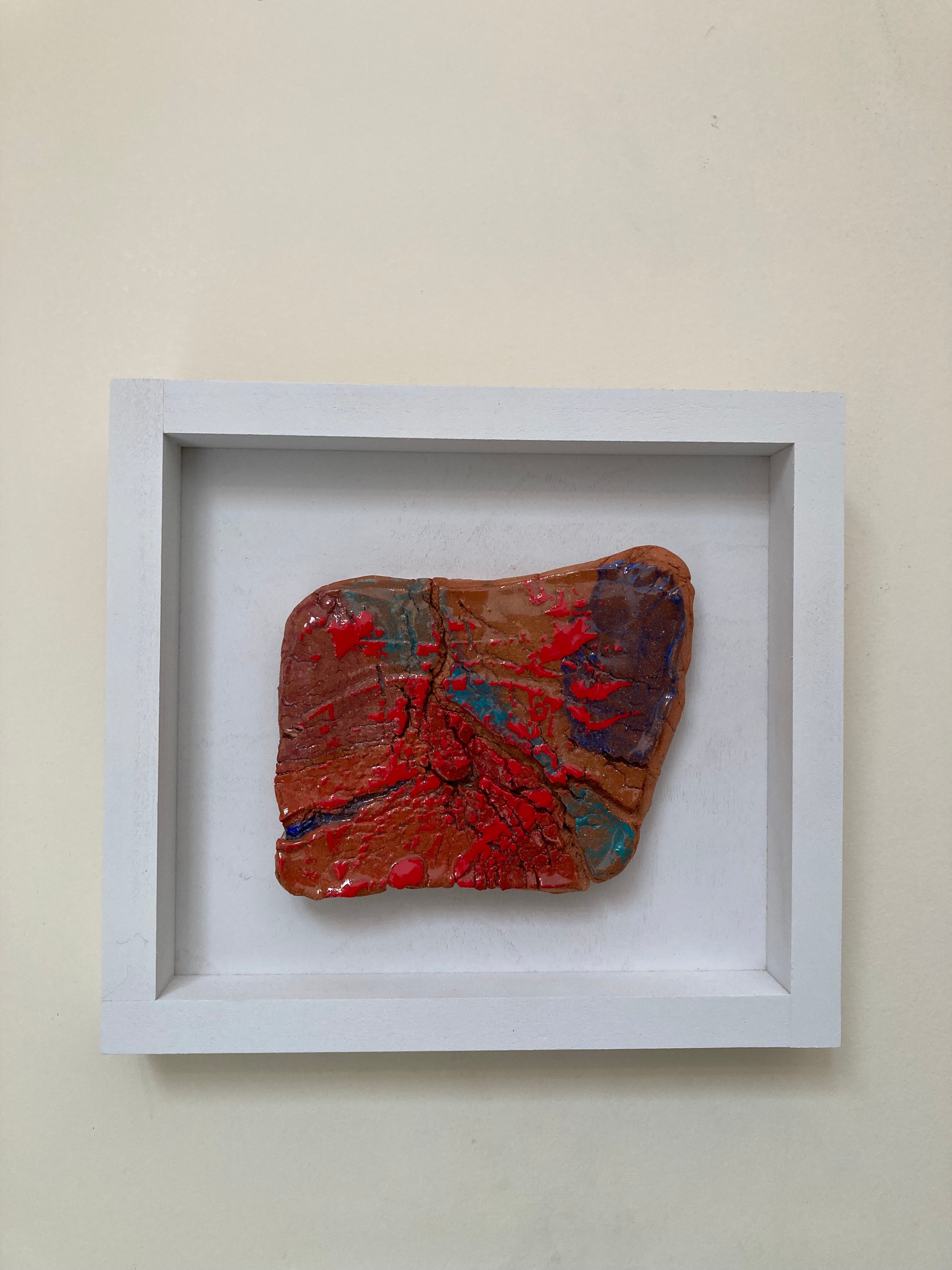 Framed Art Tile Entitled “My Bleeding Heart