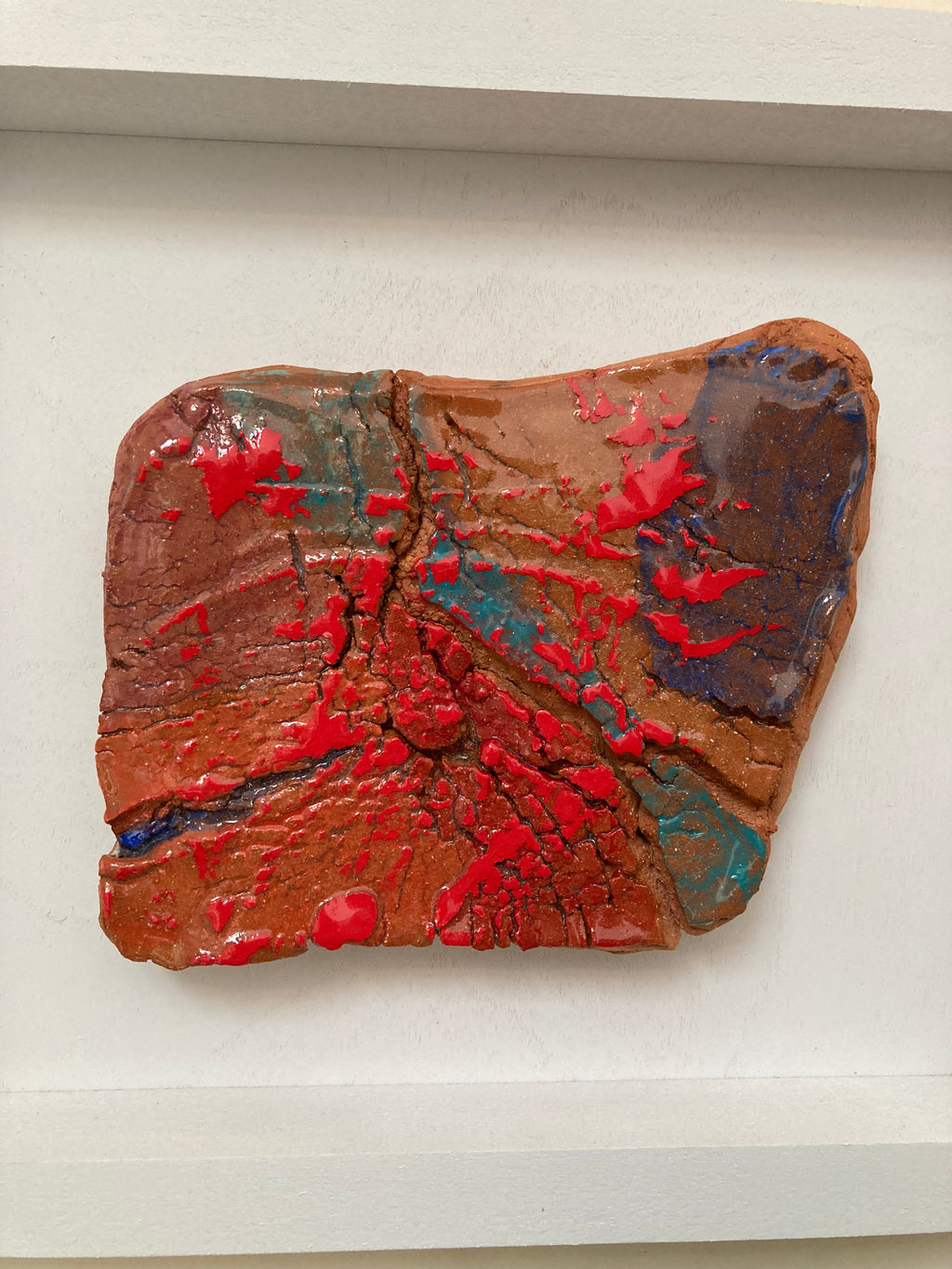 Framed Art Tile Entitled “My Bleeding Heart