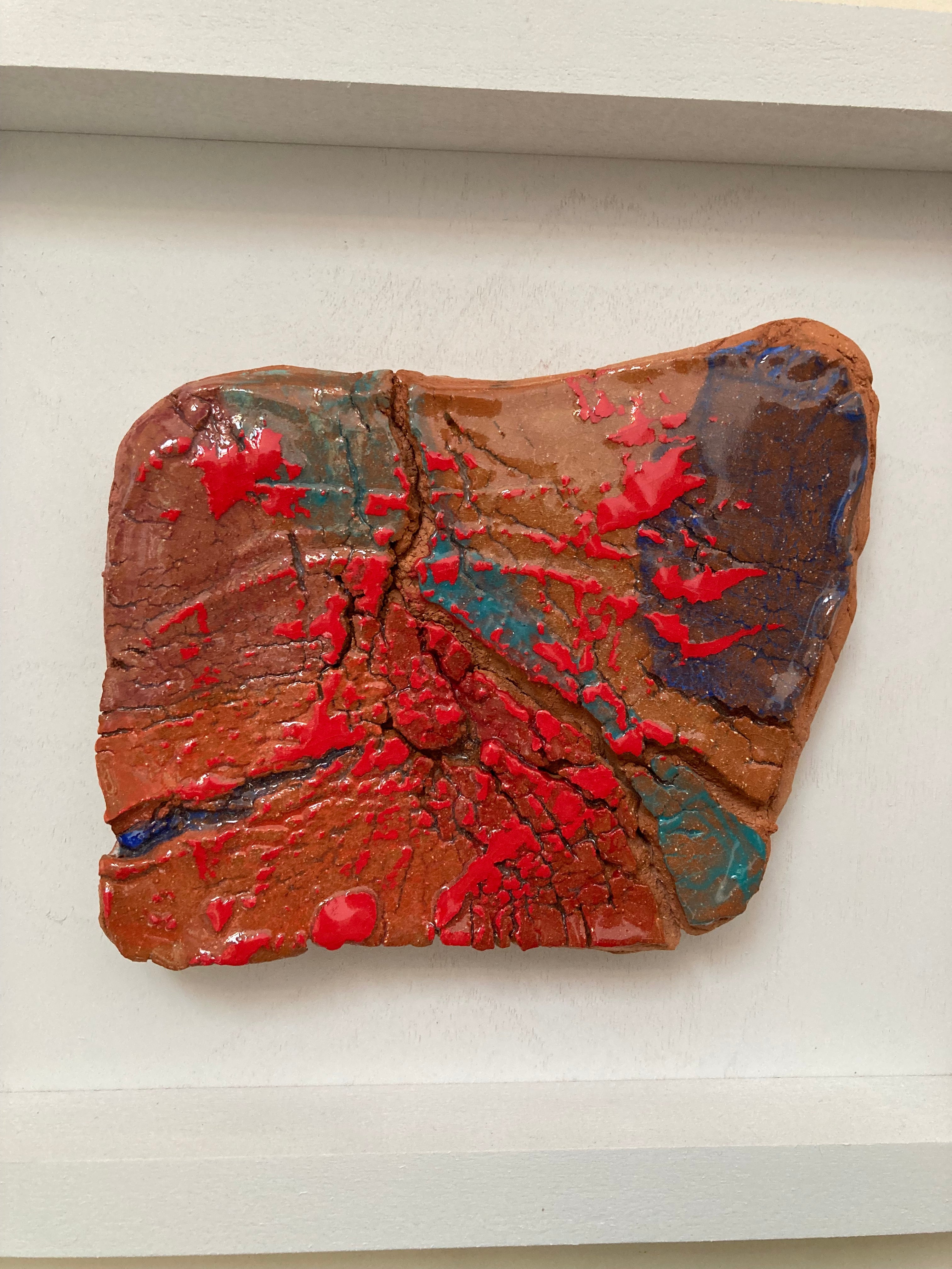 Framed Art Tile Entitled “My Bleeding Heart